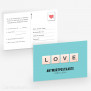 Antwortpostkarte Love Letter 15 x 10 cm