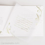 Transparentes Einlegeblatt Eigenes Design 14.5 x 14.5 cm