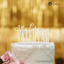 Cake Topper Vatertag - Weiss - XL