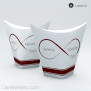 Gastgeschenkverpackung China-Box Infinity Heart 8.5 x 3.5 cm