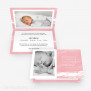 Geburtskarte Romantisch 15 x 10 cm Vertikalklappkarte