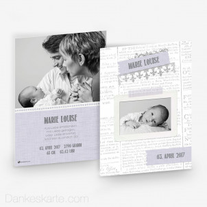 Geburtskarte Baby News 15 x 21cm