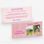 Hochzeitseinladung Pink Stamp 21 x 10 cm