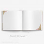 Gästebuch Hardcover Golden Coral Blanko 21x21cm