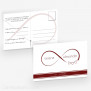 Antwortpostkarte Infinity Heart 15 x 10 cm