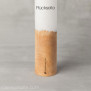 Kommunion Kerze mit Holzelement Fingerabdruck Herz 4 x 40 cm