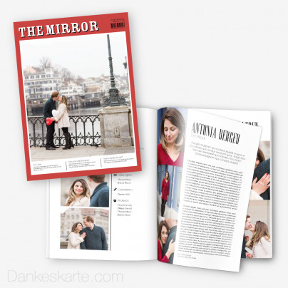 Hochzeitszeitung The Mirror - 20 Seiten