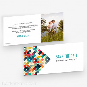 Save-the-Date Square 21 x 10 cm